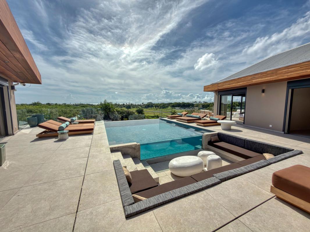 3.Location Villa piscine vue mer St François Guadeloupe_Piscine Vue mer